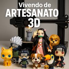 Vivendo do Artesanato 3D